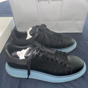 Alexander Mcqueen Sneakers Black/ FrostyBlue Size 45